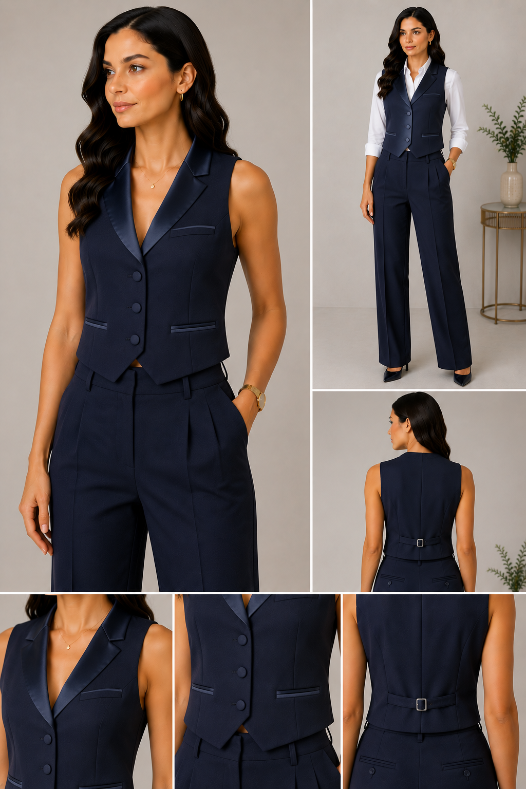 Women's Tuxedo Waistcoat